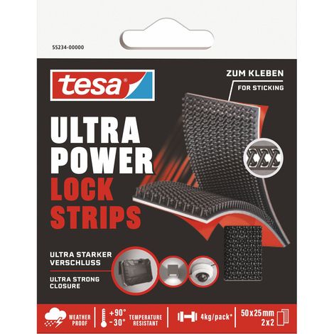 tesa Ultra Power Lock Klettband   (L x B) 50 mm x 25 mm  2 Paar