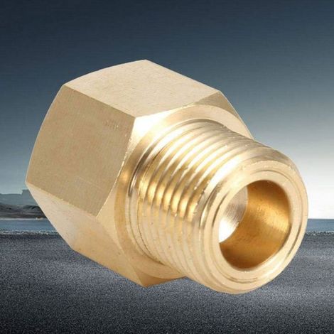 Adaptateur CO2 - Laiton - Pour Réservoir Paintball - Pour Système Aquarium - 1 Pièce (1/4)