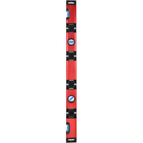 Niveau à bulle pliable multifonction 70 cm, magnétique, en aluminium, rectifié avec précision, avec quatre bouteilles bleues, 45°/90°/180°, pour la maison, les charpentiers et les ouvriers du bâtiment (1/4)