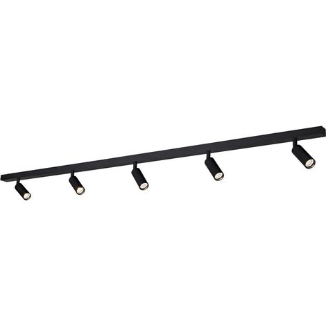 Slim Deckenleiste Schwarz Sand 5 Fokus G9 (1/2)