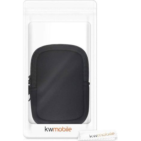 Housse de protection pour GPS vélo compatible Garmin Edge 530 / 830, en néoprène, couleur noire, résistante et ajustée pour protéger votre équipement cycliste des chocs et rayures (1/5)
