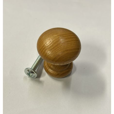 ORECA - POMOLO IN LEGNO DI FRASSINO COLORE ROVERE 30X32MM