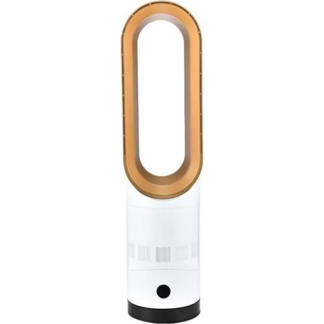 Ventilatore con 8 velocità, rotazione a 90°, timer, funzionamento silenzioso, portatile, 14,3 x 60 cm, colore bianco. (1/4)