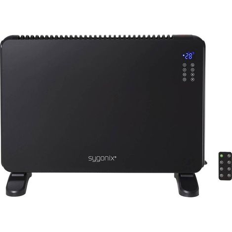 [NEUWERTIG] B-Ware SYGONIX GLASKONVEKTOR ELEKTROH Heizgerät Heizung Raumheizung 2000W Weiß (1/2)