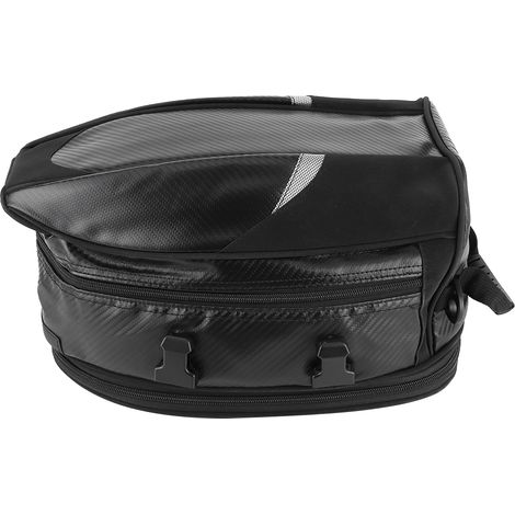 Sacoche arrière de selle étanche pour moto, 18,5 L, idéale pour ranger casque et bagages. (1/5)
