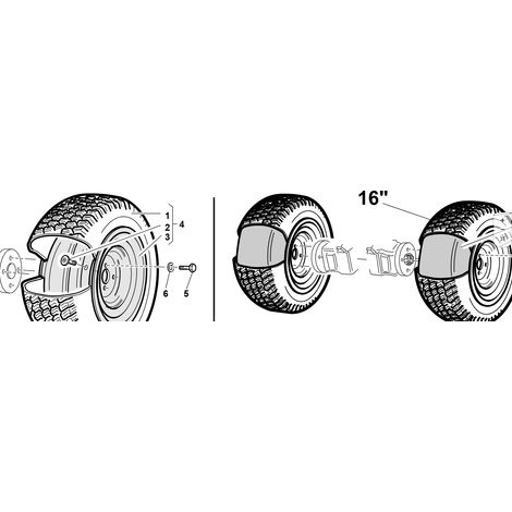 PNEUMATICO CARLISLE 23X10.50-12 4PL TURFMASTER ORIGINALE KUBOTA GIANNI FERRARI 00111940034 PG280 (1/2)