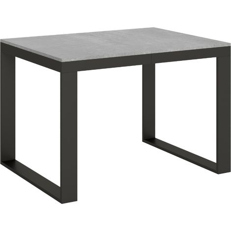 Table Ă manger extensible Tiroz evolution 120 Ă 380 cm 4 pieds-Gris ciment-4 pieds-120 Ă 380 cm (1/5)