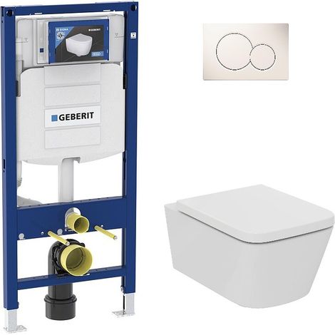 Pack Bati support Geberit et WC suspendu à fond creux Ideal Standard Blend Curve AquaBlade (1/5)