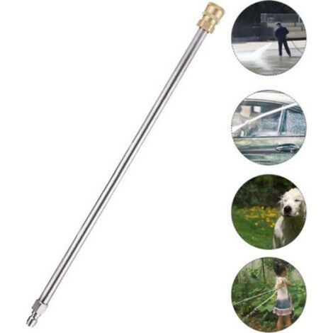 Rallonge Pour Nettoyeur Haute Pression - 40 Cm - 4000 Psi - Compatible Connecteur Rapide 1/4 Pouces - Lot De 2 (1/5)