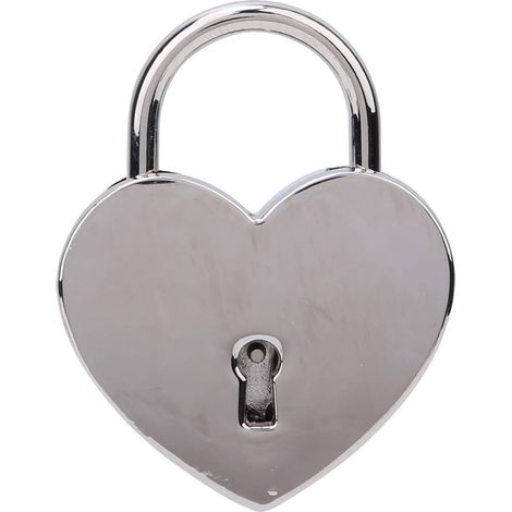 Lock Heart casier vintage en métal Cadlet Casta avec clé