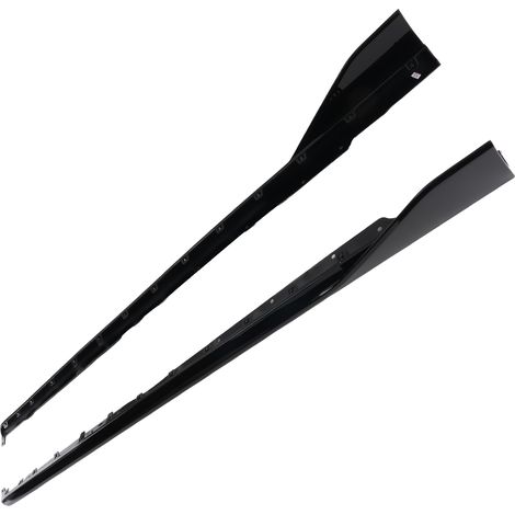 2pcs L & R Side Skirt Extension Kit for BMW 1 Series F40 2019-2023 Gloss Black