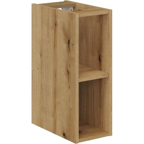 Möbel für Badezimmeraufbewahrung VANO – Eichenfinish – L20 × B57 × H39 cm – Zum Aufhängen