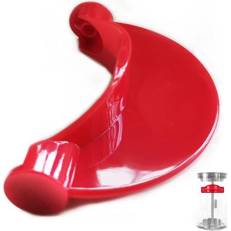 KZQ verbesserter roter Staubbehälter als Ersatz für Dyson Staubsauger V10, V11, V12 und V15. Verbesserter Entriegelungsknopf für den Behälter. (1/4)