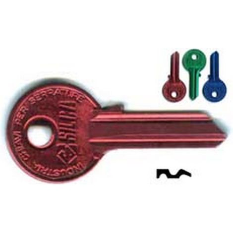 10PZ CHIAVI PER CILINDRI 4 SPINE GRANDI WE2U - WE2U DX ultralite blu