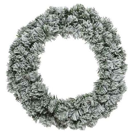 Everlands corona di natale imperial innevata 50 cm 680462