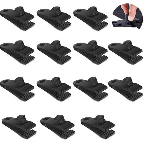 Clips de bâche Heavy Duty Lock Grip, Clips de couverture de piscine Lot de 15 pinces de bâche Heavy Duty (1/5)