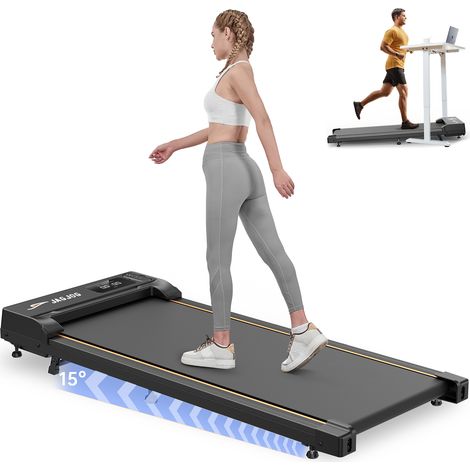 Tapis de Course Électrique Formill - 2,5 HP, Inclinaison 15°, Vitesse 1–6 km/h, Charge Max. 120 kg, 45 dB, 8 Amortisseurs en Silicone, Écran LED+Télécommande (1/5)