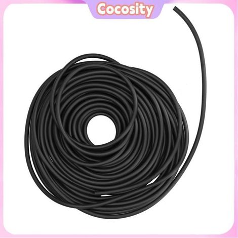 Cocosity Tuyau de carburant Tuyau de Conduite de Carburant de 20 M/65 Pieds en Caoutchouc Noir Long pour Moto Pit Dirt moto cable (1/5)