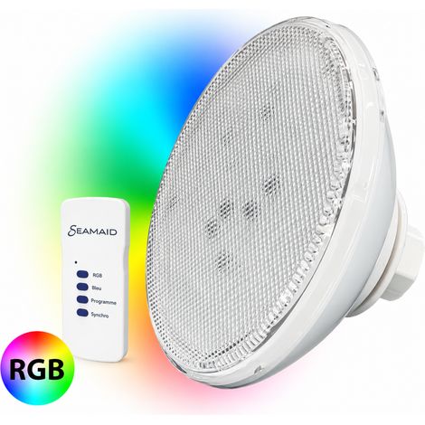 Lampada Ecoproof LED RGB per piscina, 90 LED, 16 W, 600 lm, IP68 (1/2)