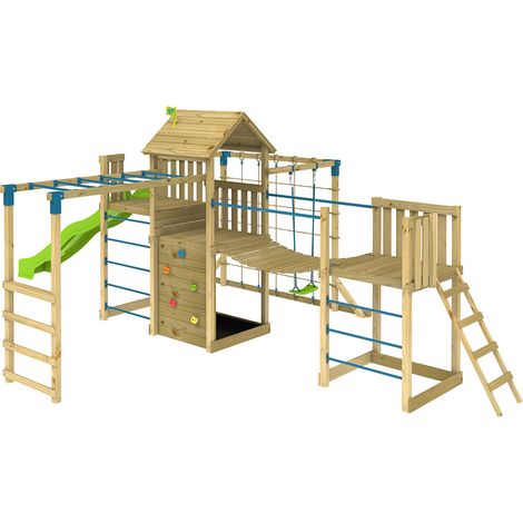 TP Toys Wolkenkratzer 7  Spielturm mit Rutsche, Schaukel und Klettergerüst (1/5)