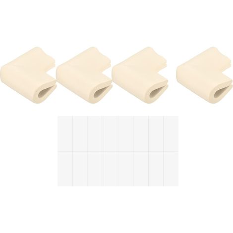 8 protège-coins pour meubles, 55x35x8 mm, pour coins pointus (1/5)