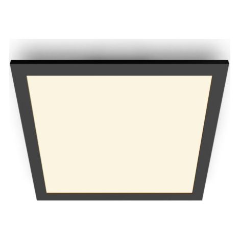 Philips Plafón cuadrado negro 12W CEILING, 2700K 1100Lm, regulable, 30cm (1/3)