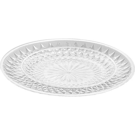 Servierplatte für Vorspeisen, transparente Snackplatte, elegante Acrylplatten für Vorspeisen, Servierlösungen, Kuchenplatte für Süßspeisen (1/5)
