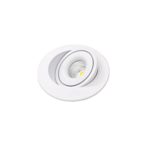 Spot LED Swing connecté - orientable - recouvrable 7W bbc - blanc - SWI7WZIG - Asled (1/4)
