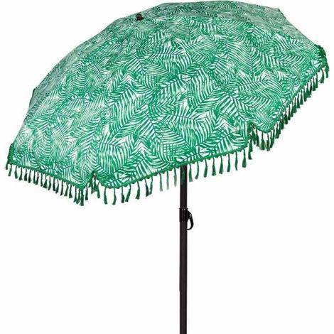 Aktive Ombrellone tropicale stampato in felce 180 cm