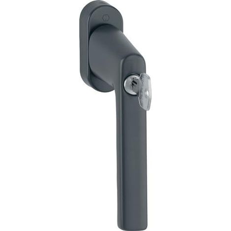 Manilla ventana Hamburgo 0700LS/U26 100NM Alu.F9714M negro mate 32-42mm con cerradura (1/2)