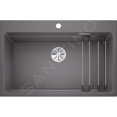 Evier Blanco Etagon 8 Silgranit - GRIS ROCHER - Vidage : Manuel (1/5)