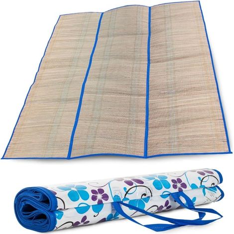 Tapis de plage / Tapis de paille - 150 x 170 cm (1/3)