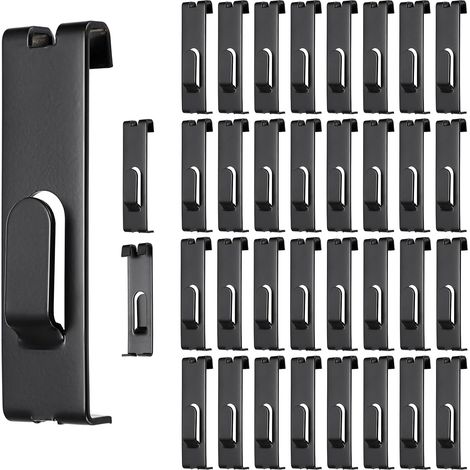 Set di 35 ganci metallici per cruscotti, bacheche, tacche per cornici, grafica commerciale e accessori per griglie di negozi (1/5)