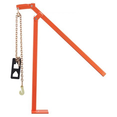 Extractor de Postes en T de 914,4 mm, Carga de 500 kg, con Placa de Tracción y Cadena de Elevación, para Extraer Postes en T de Vallas Redondas, los de Señalización y Tocones de Árboles (1/5)