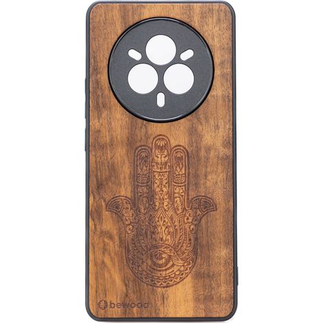 Bewood Holzhülle für Realme 14 Pro Plus 5G HAMSA IMBUIA (1/2)
