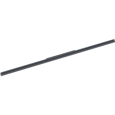 Barre lumineuse GE pour Option Plus Square Miroir lumineux B : 120 cm, noir mat / alu (1/2)