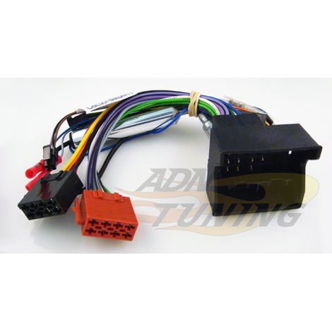 Faisceau autoradio compatible avec Bmw Serie 1 3 05-13 Iso apres Contact via can bus + ant