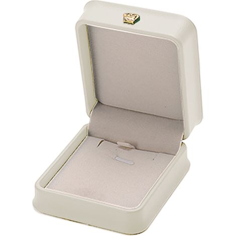 Boîte À Bijoux - 7,5 x 8,5 x 4 cm - Cuir PU - Pour Collier Bracelet Bague - Emballage Cadeau - 1 Pièce (1/5)