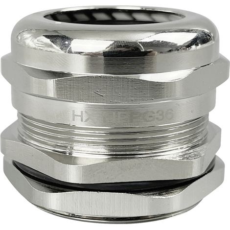 TRU COMPONENTS TC-10305396 Kabelverschraubung PG36 Messing (vernickelt) Metall 1 St. (1/2)