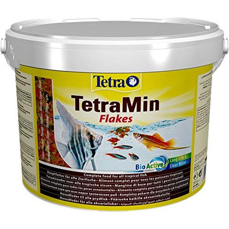 Tetra TetraMin Fiocchi Alimento Pesci 10 litri (1/4)