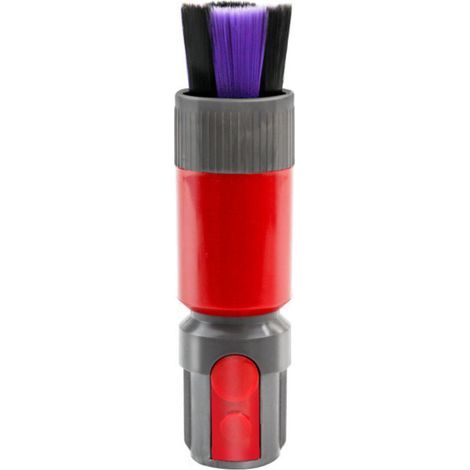 Brosse Anti-rayures, Sans Trace Brosse à Poussière pour Accessoire Dyson, pour Embout Aspirateura Dyson V7/V8/V10/V15, Brosse à Poussière sans Rayures pour Aspirateur Dyson (Rouge) (1/4)