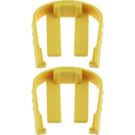 Bague de retenue à connexion rapide pour nettoyeur haute pression 50373330, compatible avec Karcher K2, K3, K4, K5, K6, K7, clips en C de rechange, jaune (1/4)