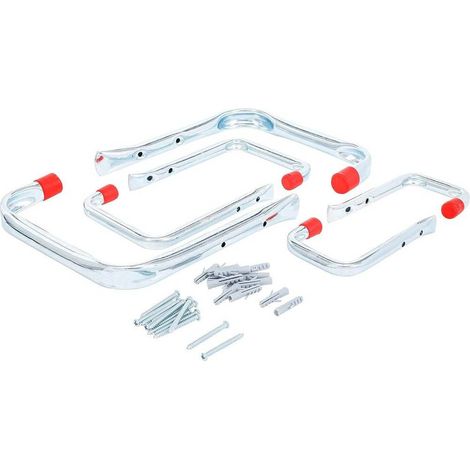Jeu de Crochets Muraux 6 pcs - Acier, Fixation Pratique et Solide - D-Work (1/5)