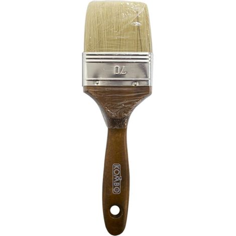 Pennello Piatto per Pitture a Muro Setola 100% Naturale ALTA QUALITA' 70mm