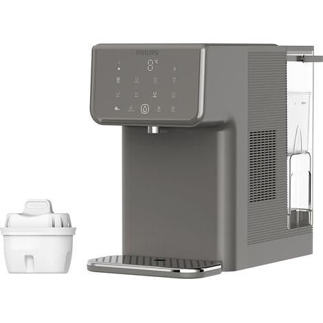 Fontaine à eau pour particulier - chaude et froide tout-en-un Philips ADD5981GR (filtre aussi les PFAS) compatible avec BRITA
