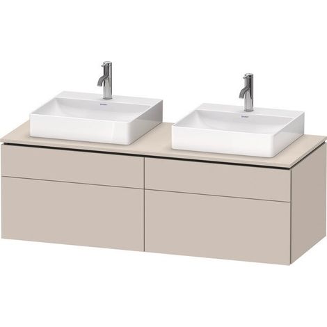 DURAVIT LC4872B83830000 L-Cube KWTU blanc, 1420x550x482 mm, taupe
