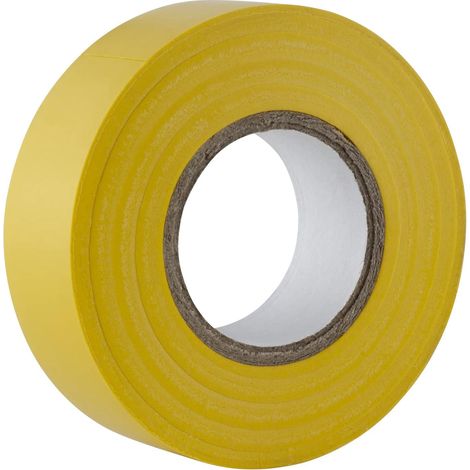 Ruban isolant électrique noir - 17 mm x 10 m - adhésif, résistant - protéger, regrouper, réparer les câbles - 1 rouleau (1/5)