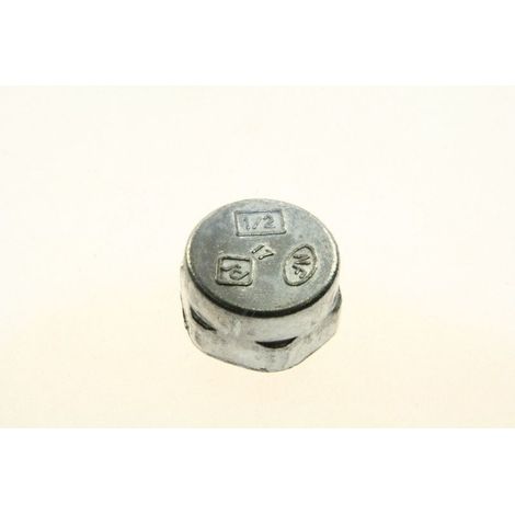 BOUCHON DE FERMETURE 1/2 GAZ CYLINDRIQUE