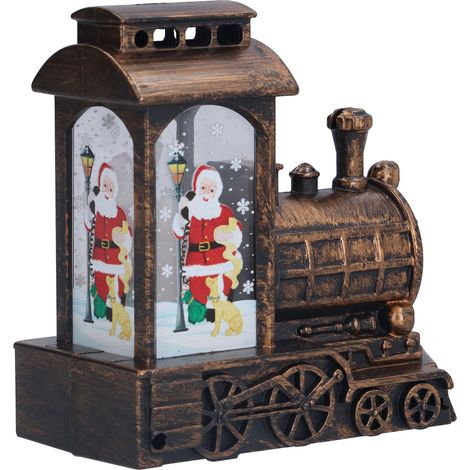 Weihnachtsbeleuchtung, innovative und sichere LED-Nachtleuchte für Feste, Zuhause, Geburtstage, Bronze, Alter Mann (1/5)