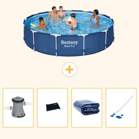 Bestway Bestway Steel Pro Ronde - 396x84 cm - 5-pièces S252 (1/5)